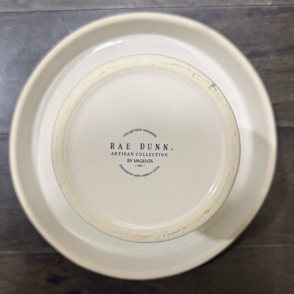 Rae Dunn 12" White “Cake” Pedestal Cake Stand Artisan Collection By Magenta New - Picture 4 of 4